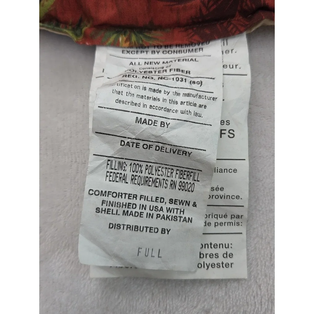 Dean Miller Surf Hawaiian Comforter Palms VW Bug Woody Cars Surfboards Full